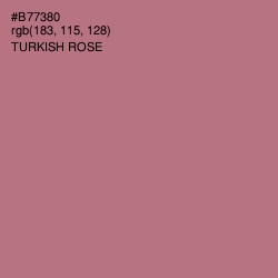 #B77380 - Turkish Rose Color Image